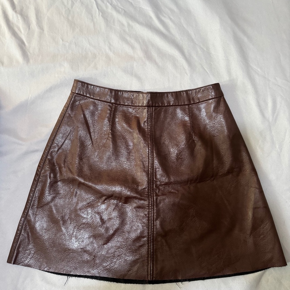 Dynamite leather skirt